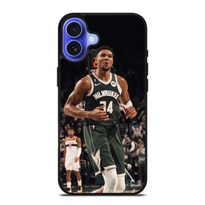 GIANNIS ANTETOKOUNMPO MILWAUKEE BUCKS BASKET iPhone 16 Case Cover GIANNIS ANTETOKOUNMPO MILWAUKEE BUCKS BASKET iPhone 16 Case Cover