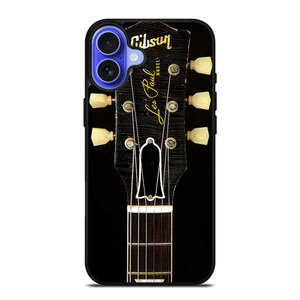 GIBSON LES PAUL HEADSTOCK GUITAR iPhone 16 Case Cover GIBSON LES PAUL HEADSTOCK GUITAR iPhone 16 Case Cover