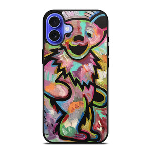 GRATEFUL DEAD BEAR ART iPhone 16 Case Cover
