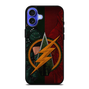 GREEN ARROW THE FLASH DC COMICS iPhone 16 Case Cover GREEN ARROW THE FLASH DC COMICS iPhone 16 Case Cover