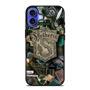 HARRY POTTER SLYHERIN COLLAGE iPhone 16 Case Cover