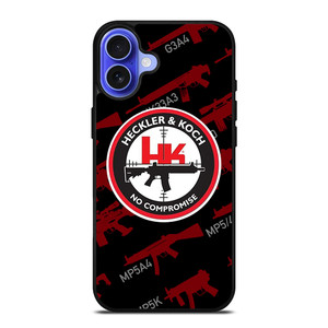 HECKLER AND KOCH MACHINE GUNS iPhone 16 Case Cover HECKLER AND KOCH MACHINE GUNS iPhone 16 Case Cover