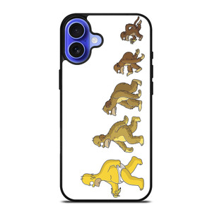 HOMER SIMPSON EVOLUTION iPhone 16 Case Cover