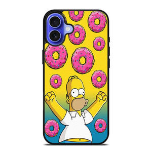 HOMER SIMPSONS DOUGHNUT iPhone 16 Case Cover