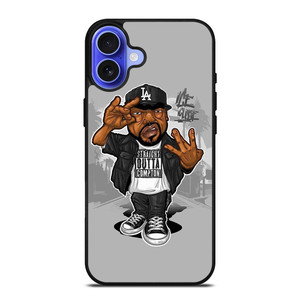 ICE CUBE CARTOON RAPPER iPhone 16 Case Cover