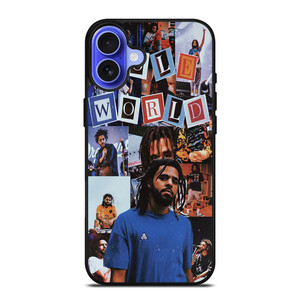 J COLE WORLD COLLAGE iPhone 16 Case Cover J COLE WORLD COLLAGE iPhone 16 Case Cover