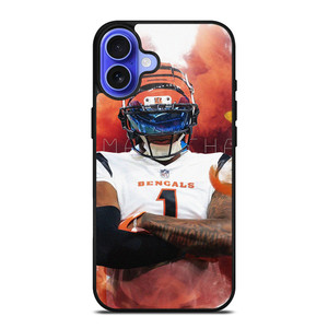 JA'MARR CHASE CINCINNATI BENGALS FOOTBALL iPhone 16 Case Cover