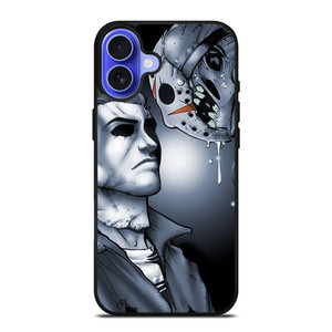 JASON VOORHEES VS MICHAEL MYER HALLOWEEN 2 iPhone 16 Case Cover