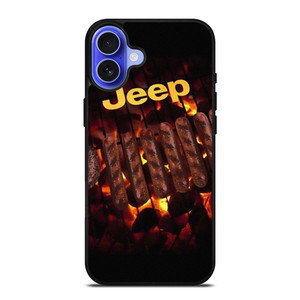 JEEP BURNING LOGO iPhone 16 Case Cover JEEP BURNING LOGO iPhone 16 Case Cover