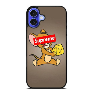 JERRY MOUSE CARTOON SUPREME iPhone 16 Case Cover JERRY MOUSE CARTOON SUPREME iPhone 16 Case Cover