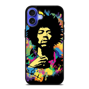 JIMI HENDRIX GUITARIST ART iPhone 16 Case Cover