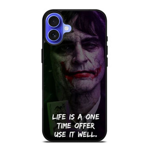 JOKER JOAQUIN PHOENIX QUOTES iPhone 16 Case Cover JOKER JOAQUIN PHOENIX QUOTES iPhone 16 Case Cover
