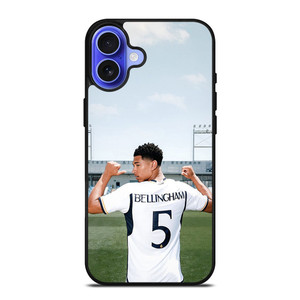 JUDE BELLINGHAM REAL MADRID FC iPhone 16 Case Cover JUDE BELLINGHAM REAL MADRID FC iPhone 16 Case Cover