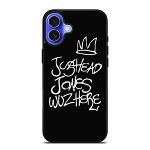 JUGHEAD JONES WUZ HERE RIVERDALE iPhone 16 Case Cover JUGHEAD JONES WUZ HERE RIVERDALE iPhone 16 Case Cover