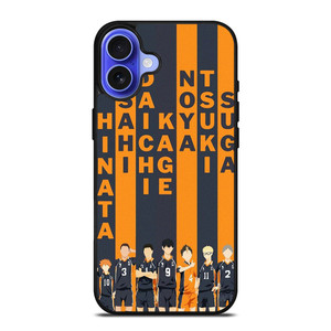 KARASUNO VOLLEYBALL TEAM HAIKYUU iPhone 16 Case Cover