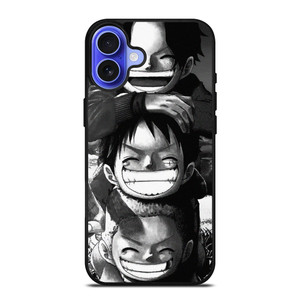 KID LUFFY ACE SABO ONE PIECE iPhone 16 Case Cover KID LUFFY ACE SABO ONE PIECE iPhone 16 Case Cover