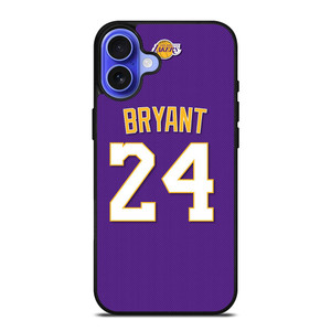 KOBE BRYANT 24 LA LAKERS KIT iPhone 16 Case Cover KOBE BRYANT 24 LA LAKERS KIT iPhone 16 Case Cover