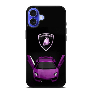 LAMBORGHINI SUPERCAR PURPLE iPhone 16 Case Cover LAMBORGHINI SUPERCAR PURPLE iPhone 16 Case Cover