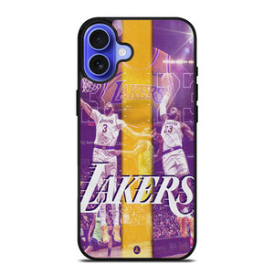 LEBRON JAMES X ANTHONY DAVIS LA LAKERS iPhone 16 Case Cover