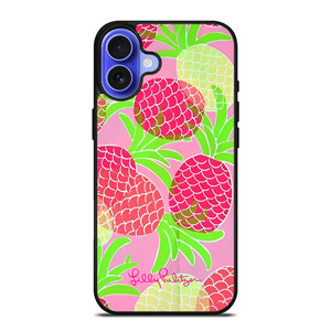 LILLY PULITZER PINK PINEAPPLE iPhone 16 Case Cover LILLY PULITZER PINK PINEAPPLE iPhone 16 Case Cover