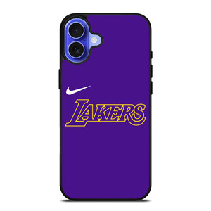 LOS ANGELES LA LAKERS NIKE PURPLE iPhone 16 Case Cover LOS ANGELES LA LAKERS NIKE PURPLE iPhone 16 Case Cover