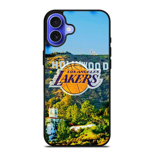 LOS ANGELES LAKERS HOLLYWOOD SIGN iPhone 16 Case Cover LOS ANGELES LAKERS HOLLYWOOD SIGN iPhone 16 Case Cover
