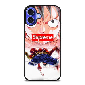LUFFY ONE PIECE SUPREME iPhone 16 Case Cover