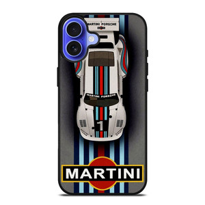 MARTINI RACING PORCHE CAR iPhone 16 Case Cover MARTINI RACING PORCHE CAR iPhone 16 Case Cover