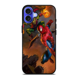 MARVEL SPIDERMAN GREEN GOBLIN iPhone 16 Case Cover MARVEL SPIDERMAN GREEN GOBLIN iPhone 16 Case Cover