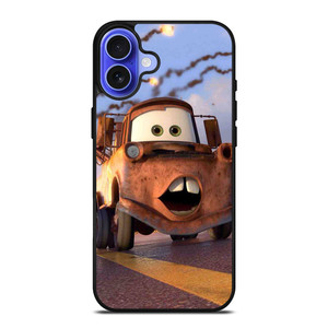 MATER FUNNY FACE CARS iPhone 16 Case Cover MATER FUNNY FACE CARS iPhone 16 Case Cover