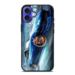 MAZDA RX 7 BLUE iPhone 16 Case Cover MAZDA RX 7 BLUE iPhone 16 Case Cover