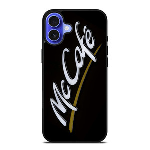 MCDONALD MCCAFE LOGO iPhone 16 Case Cover