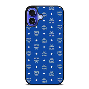 MCM WORLD WIDE BLUE iPhone 16 Case Cover