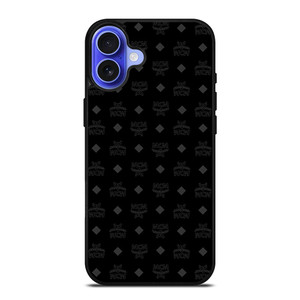MCM WORLDWIDE TRIPPLE BLACK iPhone 16 Case Cover