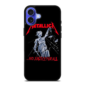 METALLICA AND JUSTICE FOR ALL iPhone 16 Case Cover