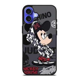 MICKEY MOUSE MOSCHINO iPhone 16 Case Cover MICKEY MOUSE MOSCHINO iPhone 16 Case Cover