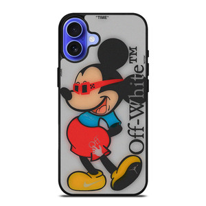 MICKEY MOUSE OFF WHITE ART iPhone 16 Case Cover MICKEY MOUSE OFF WHITE ART iPhone 16 Case Cover