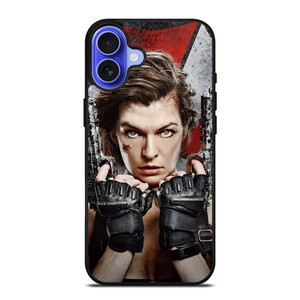 MILLA JOVOVICH RESIDENT EVIL MOVIES iPhone 16 Case Cover MILLA JOVOVICH RESIDENT EVIL MOVIES iPhone 16 Case Cover