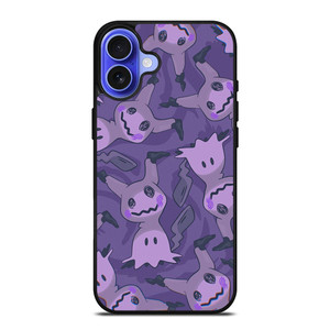 MIMIKYU POKEMON PURPLE iPhone 16 Case Cover MIMIKYU POKEMON PURPLE iPhone 16 Case Cover