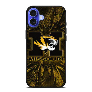 MISSOURI TIGERS FOOTBALL FOOTBALL SYMBOL iPhone 16 Case Cover MISSOURI TIGERS FOOTBALL FOOTBALL SYMBOL iPhone 16 Case Cover