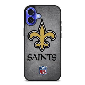 NEW ORLEANS SAINTS NFL WALL LOGO iPhone 16 Case Cover NEW ORLEANS SAINTS NFL WALL LOGO iPhone 16 Case Cover