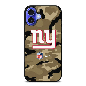 NEW YORK GIANTS NFL NIKE CAMO iPhone 16 Case Cover NEW YORK GIANTS NFL NIKE CAMO iPhone 16 Case Cover