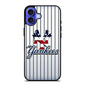 NEW YORK YANKEES USA FLAG STRIPE LOGO iPhone 16 Case Cover NEW YORK YANKEES USA FLAG STRIPE LOGO iPhone 16 Case Cover