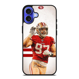 NICK BOSA SAN FRANCISCO 49ERS NFL iPhone 16 Case Cover NICK BOSA SAN FRANCISCO 49ERS NFL iPhone 16 Case Cover