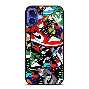 NIKE AIR JORDAN SERIES COLLECTION iPhone 16 Case Cover NIKE AIR JORDAN SERIES COLLECTION iPhone 16 Case Cover