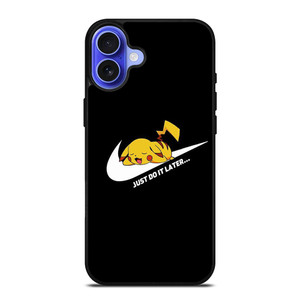 NIKE PIKACHU POKEMON JUST DO IT iPhone 16 Case Cover NIKE PIKACHU POKEMON JUST DO IT iPhone 16 Case Cover