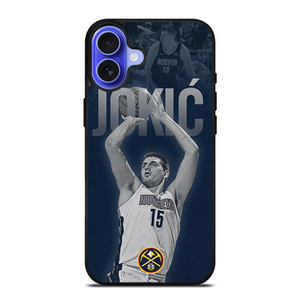 NIKOLA JOKIC DENVER NUGGETS BASKETBALL iPhone 16 Case Cover NIKOLA JOKIC DENVER NUGGETS BASKETBALL iPhone 16 Case Cover
