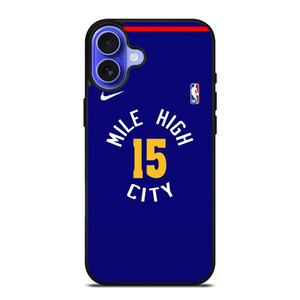 NIKOLA JOKIC MILE HIGH CITY BASKETBALL iPhone 16 Case Cover NIKOLA JOKIC MILE HIGH CITY BASKETBALL iPhone 16 Case Cover