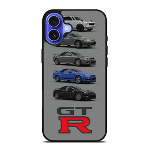 NISSAN GTR CARS EVOLUTION iPhone 16 Case Cover NISSAN GTR CARS EVOLUTION iPhone 16 Case Cover