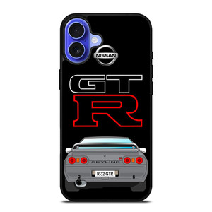 NISSAN GTR SKYLINE VECTOR iPhone 16 Case Cover NISSAN GTR SKYLINE VECTOR iPhone 16 Case Cover